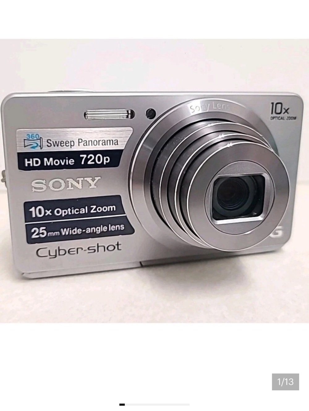 Sony Cyber-Shot DSC-W690 16.1MPCCD Digital Camera